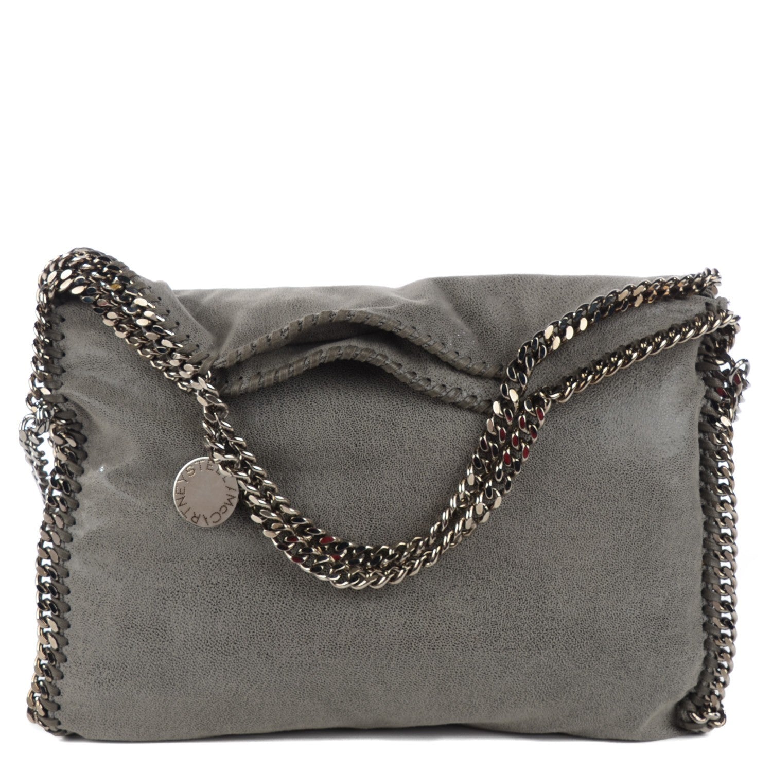 Stella McCartney Shaggy Deer Falabella Fold Over Tote Grey 1 of 7