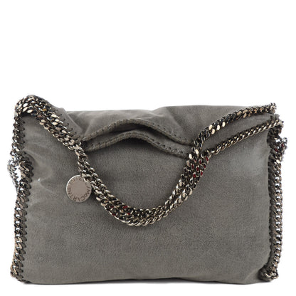 Stella McCartney Shaggy Deer Falabella Fold Over Tote Grey 1 of 7