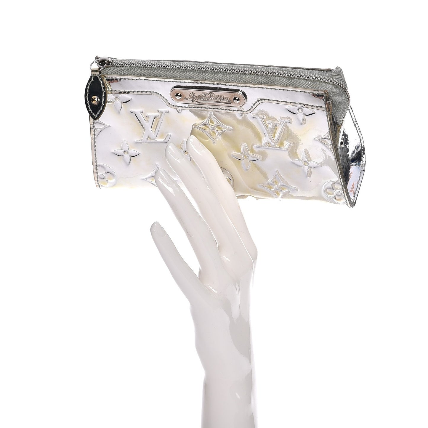 Monogram Miroir Trousse Cosmetic Bag Silver