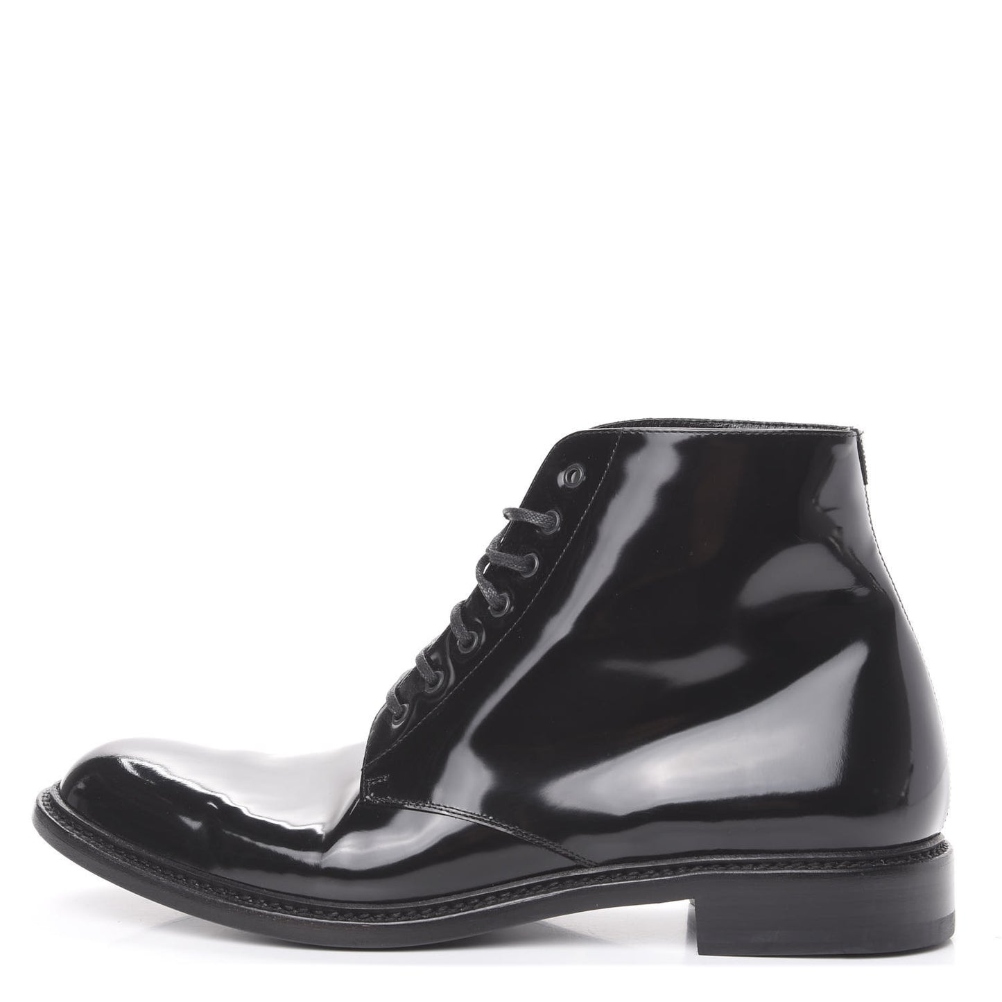 Smooth Calfskin Ankle Boots 42 Black