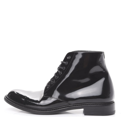 Saint Laurent Smooth Calfskin Ankle Boots 42 Black 1 of 8