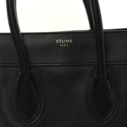 Celine Drummed Calfskin Mini Luggage Black 7 of 11