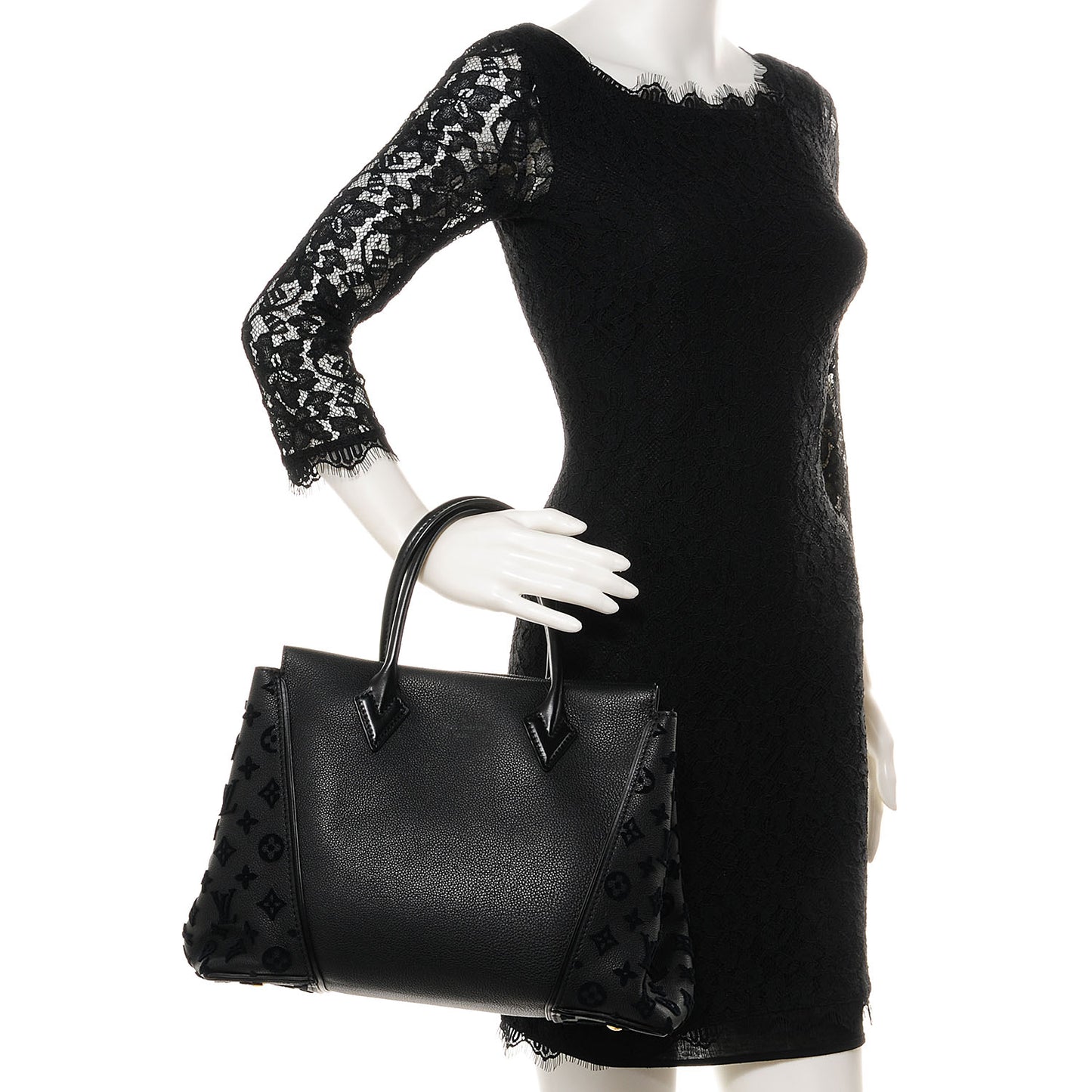 Veau Cachemire Tote W PM Black