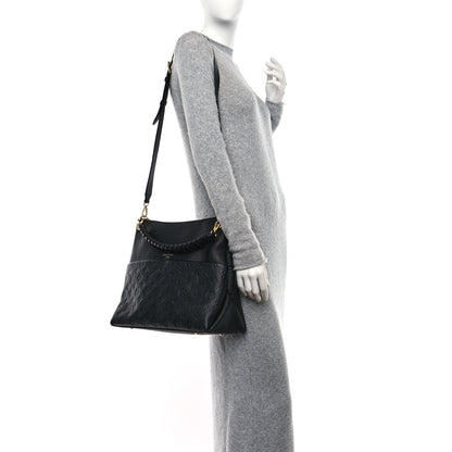 Louis Vuitton LOUIS VUITTON Empreinte Maida Hobo Black 3 of 8