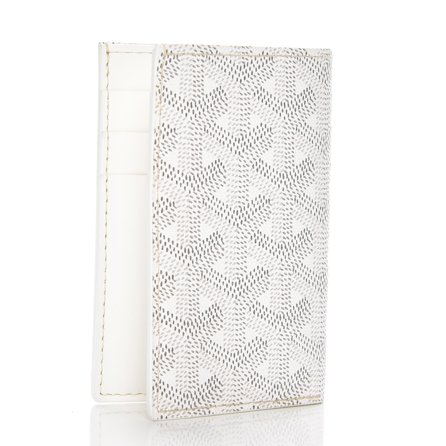Goyard Goyardine Saint Pierre Card Holder White 3 of 7