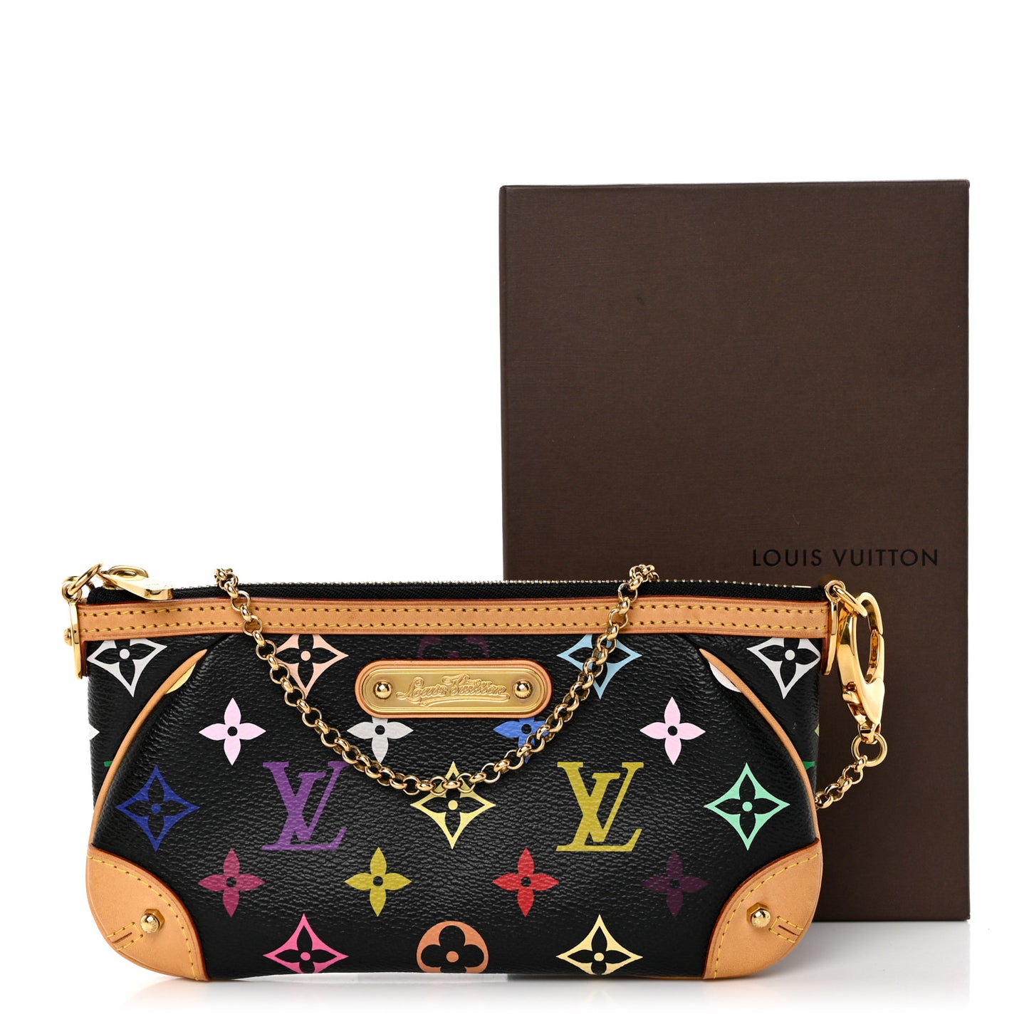 Monogram Multicolor Pochette Milla MM Black