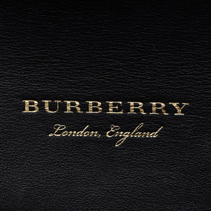 Burberry House Check Bridle Calfskin Small Buckle Bag Black 6 of 11
