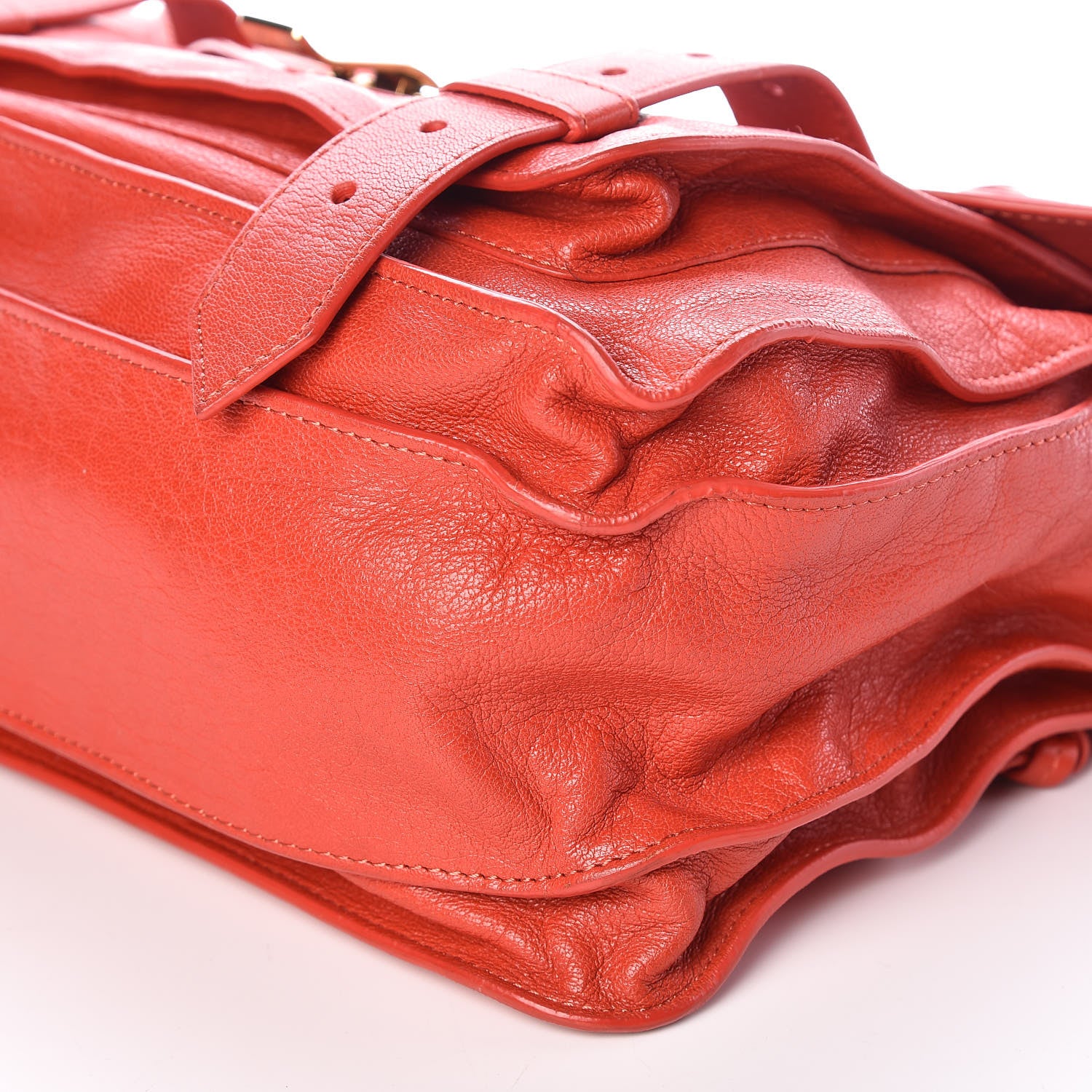 Proenza Schouler Lambskin Medium PS1 Satchel Deep Coral 10 of 10