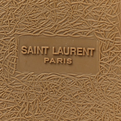 Saint Laurent Canvas Nappa Elba Light Logo Embroidered Espadrilles 39 Ecru 7 of 8