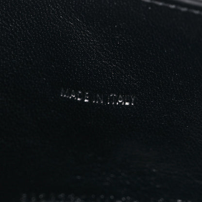 Balenciaga Shiny Calfskin Monochrome Crocodile Embossed Hourglass Top Handle Bag XS Black 8 of 15
