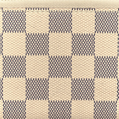 Louis Vuitton Damier Azur Clemence Wallet Rose Ballerine 7 of 10