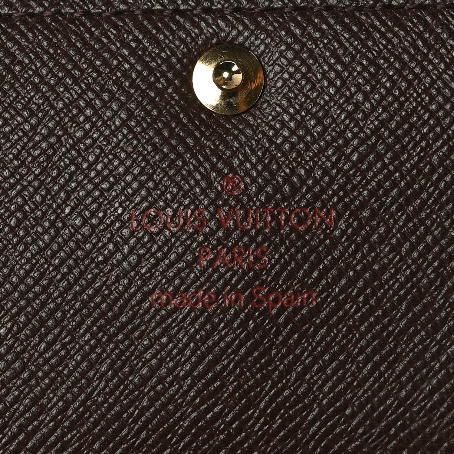 Louis Vuitton Damier Ebene Sarah Wallet 7 of 9