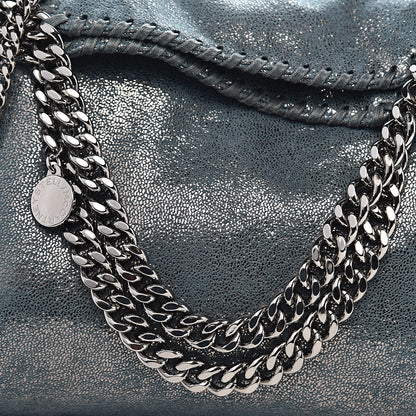 Stella McCartney Shaggy Deer Mini Falabella Fold Over Tote Lagoon 9 of 9