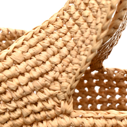 Loewe Raffia Mini Slit Tote Bag Natural Tan 10 of 11