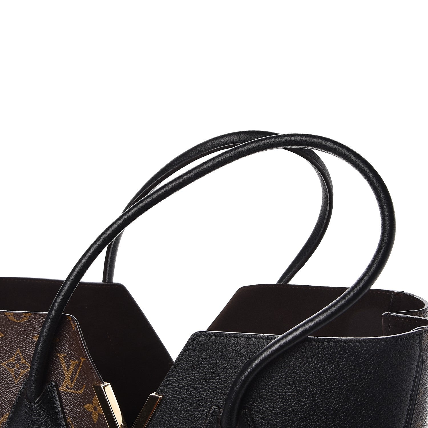 Louis Vuitton Calfskin Monogram Kimono Tote Black 5 of 7