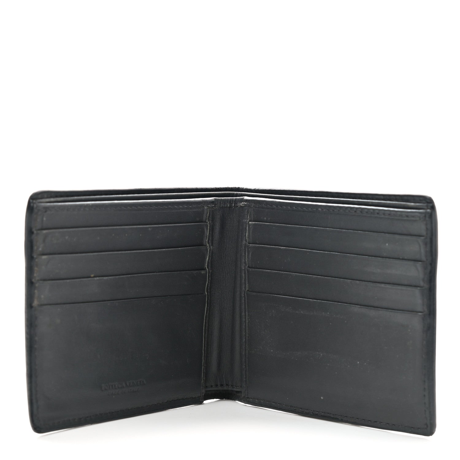 Bottega Veneta Nappa Intrecciato Bi-Fold Wallet Black 5 of 13