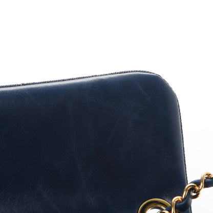 Chanel Denim Calfskin Quilted Small Flap Blue 9 of 9