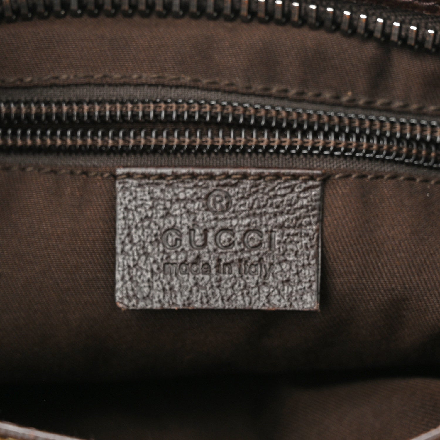 Gucci Monogram Flat Messenger Bag Dark Brown 6 of 10