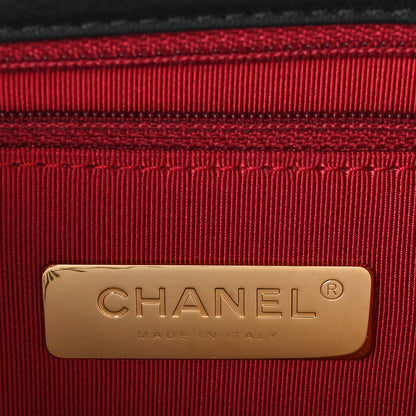 Chanel Goatskin Quilted Medium Chanel 19 Flap Black 6 of 9