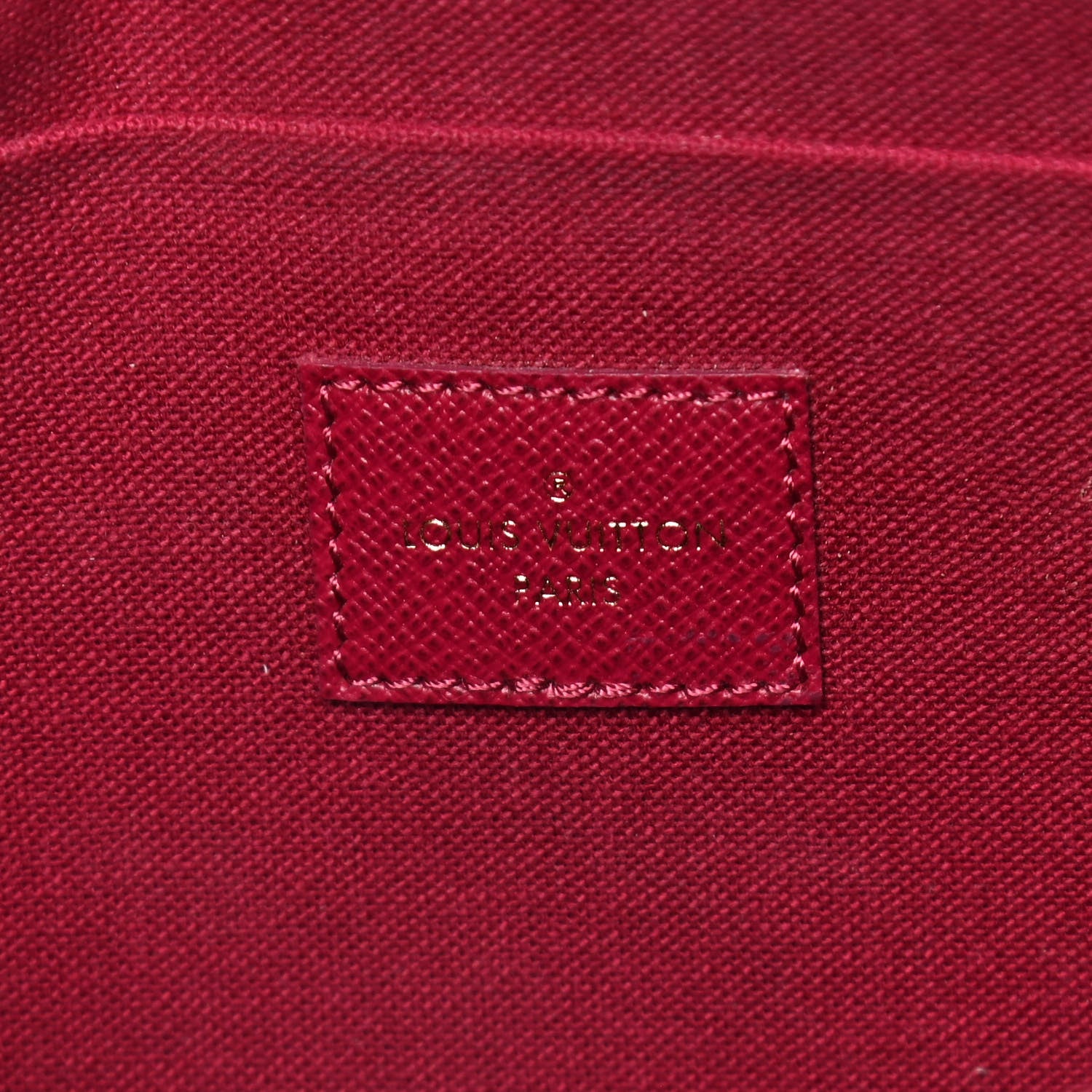 Louis Vuitton Monogram Pochette Felicie Chain Wallet Fuchsia 7 of 18