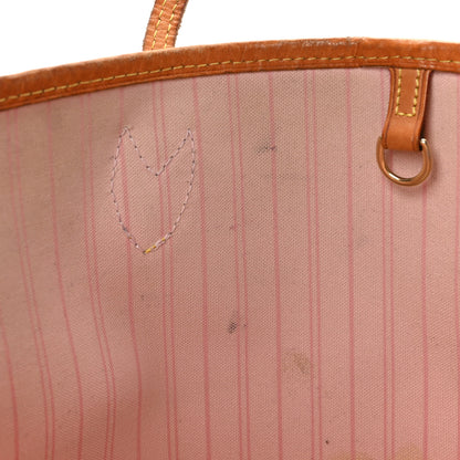 Louis Vuitton Damier Azur Neo Neverfull MM Rose Ballerine 11 of 11