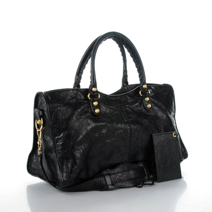 Balenciaga Agneau Giant 12 Gold Hardware Part Time Black 3 of 7