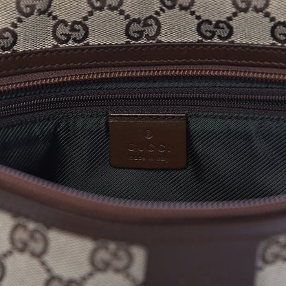 Gucci Monogram Flat Messenger Bag Dark Brown 6 of 12