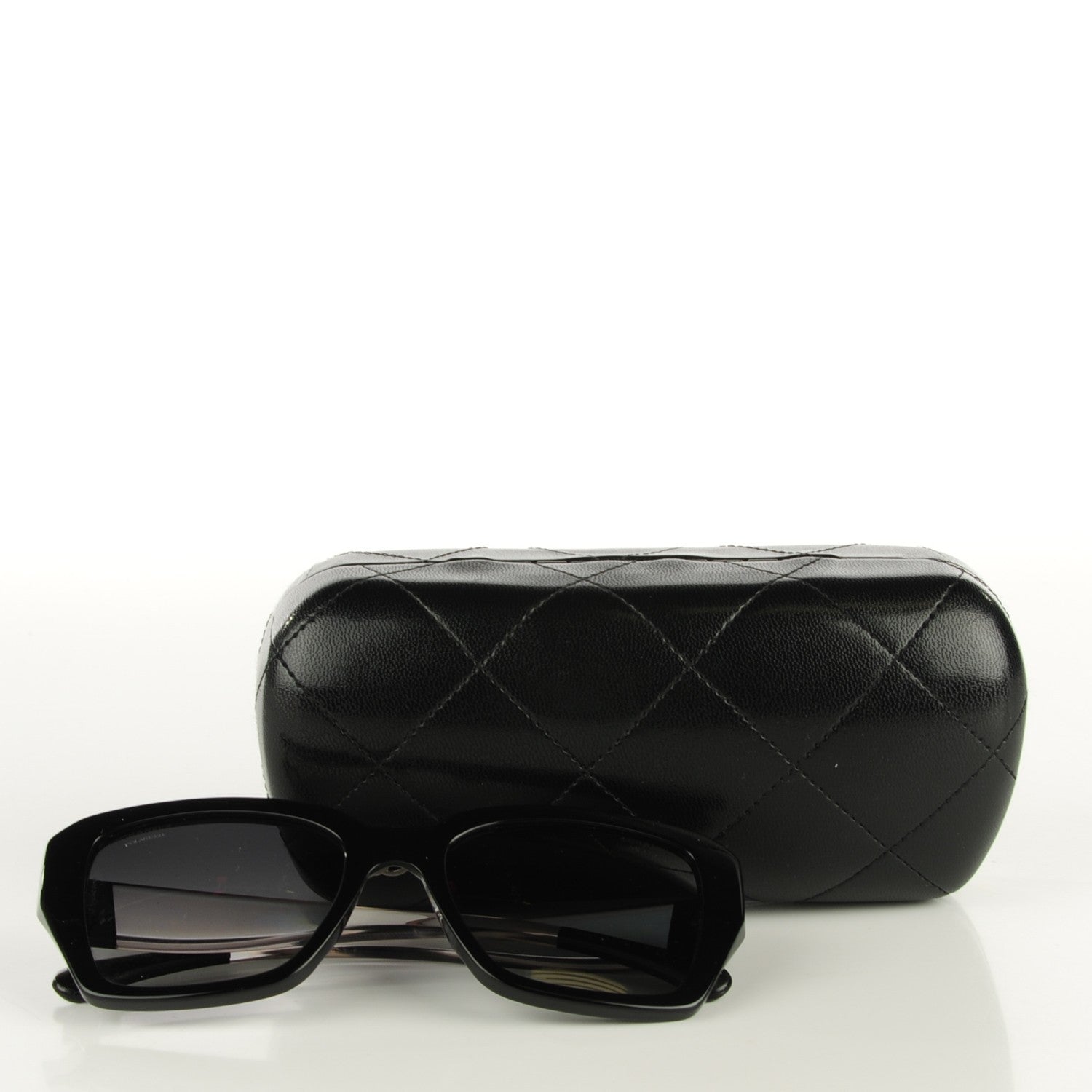 Chanel CC Sunglasses 5263 Clear Black 7 of 7