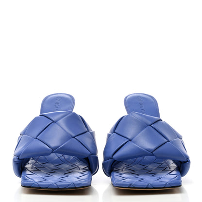 Bottega Veneta Nappa Maxi Intrecciato Lido Mule Sandals 36 Royal Blue 2 of 7