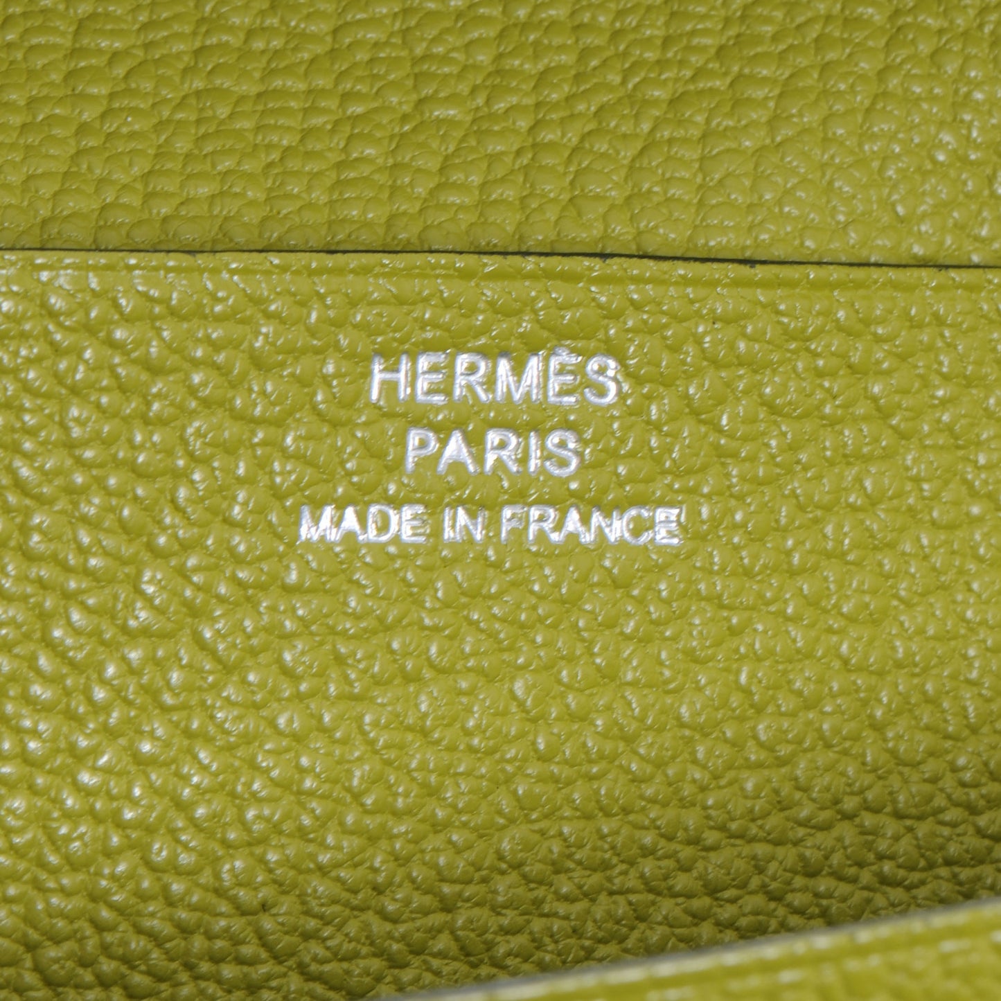 Chevre Mysore Bearn Wallet Vert Anis