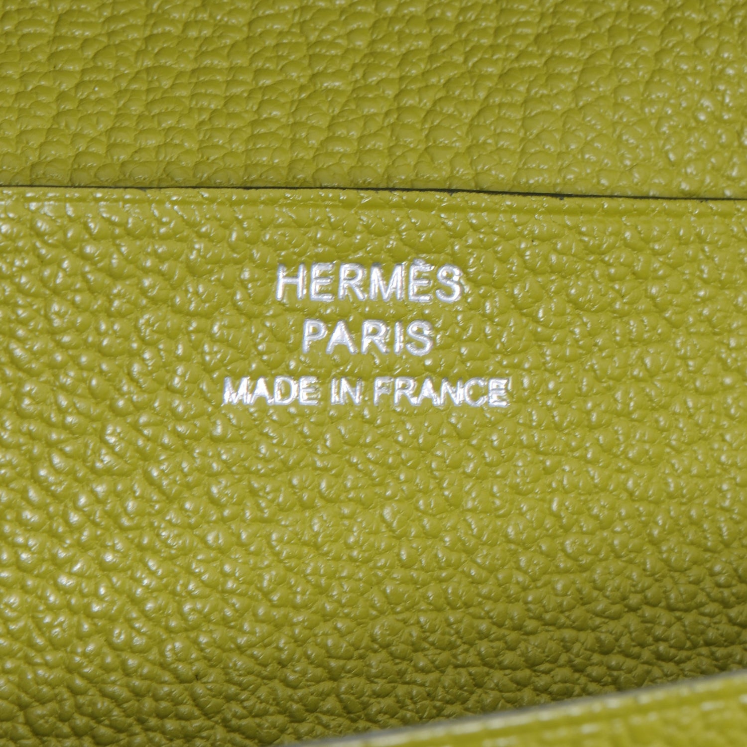 Hermes Chevre Mysore Bearn Wallet Vert Anis 5 of 8