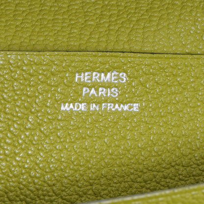Hermes Chevre Mysore Bearn Wallet Vert Anis 5 of 8