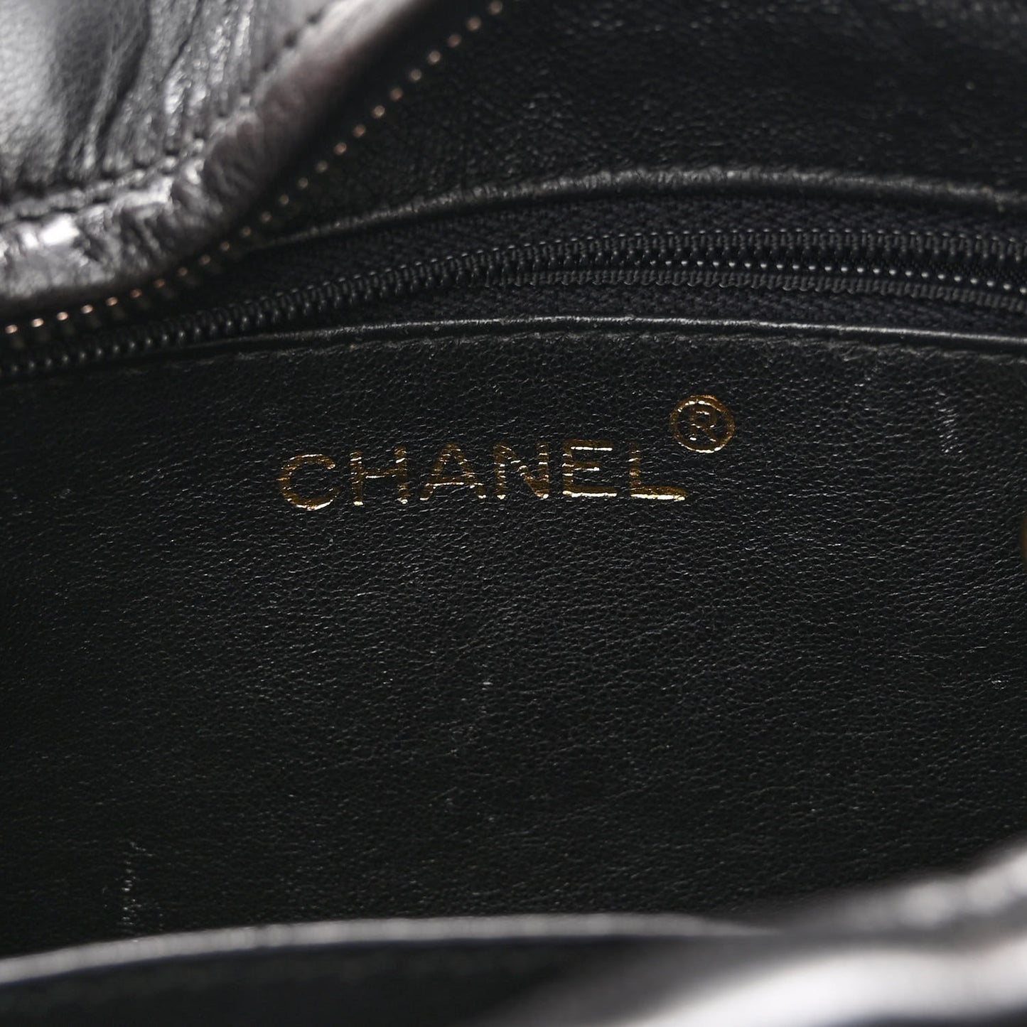 Lambskin CC Tassel Camera Case Black