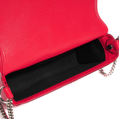 Givenchy Sugar Goatskin Obsedia Chain Shoulder Bag Red 5 of 8