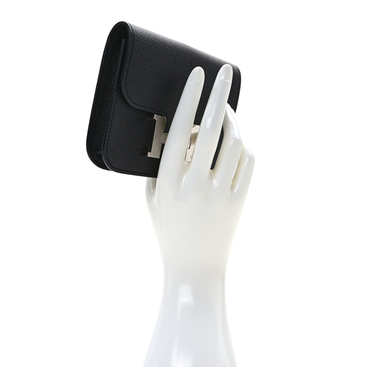 Hermes Epsom Constance Slim Wallet Black 2 of 8