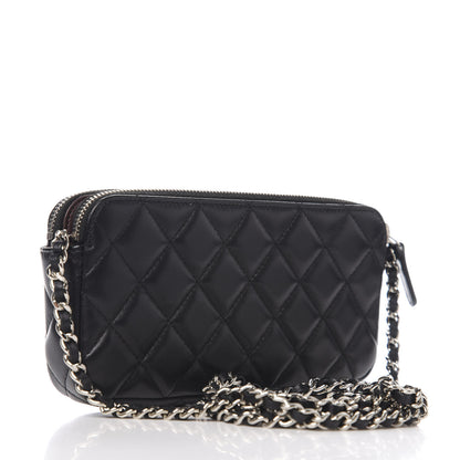Chanel Quilted Small Clutch With Chain Black 2 of 11