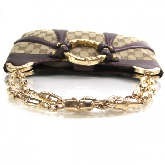 Monogram Bamboo Chain Shoulder Bag
