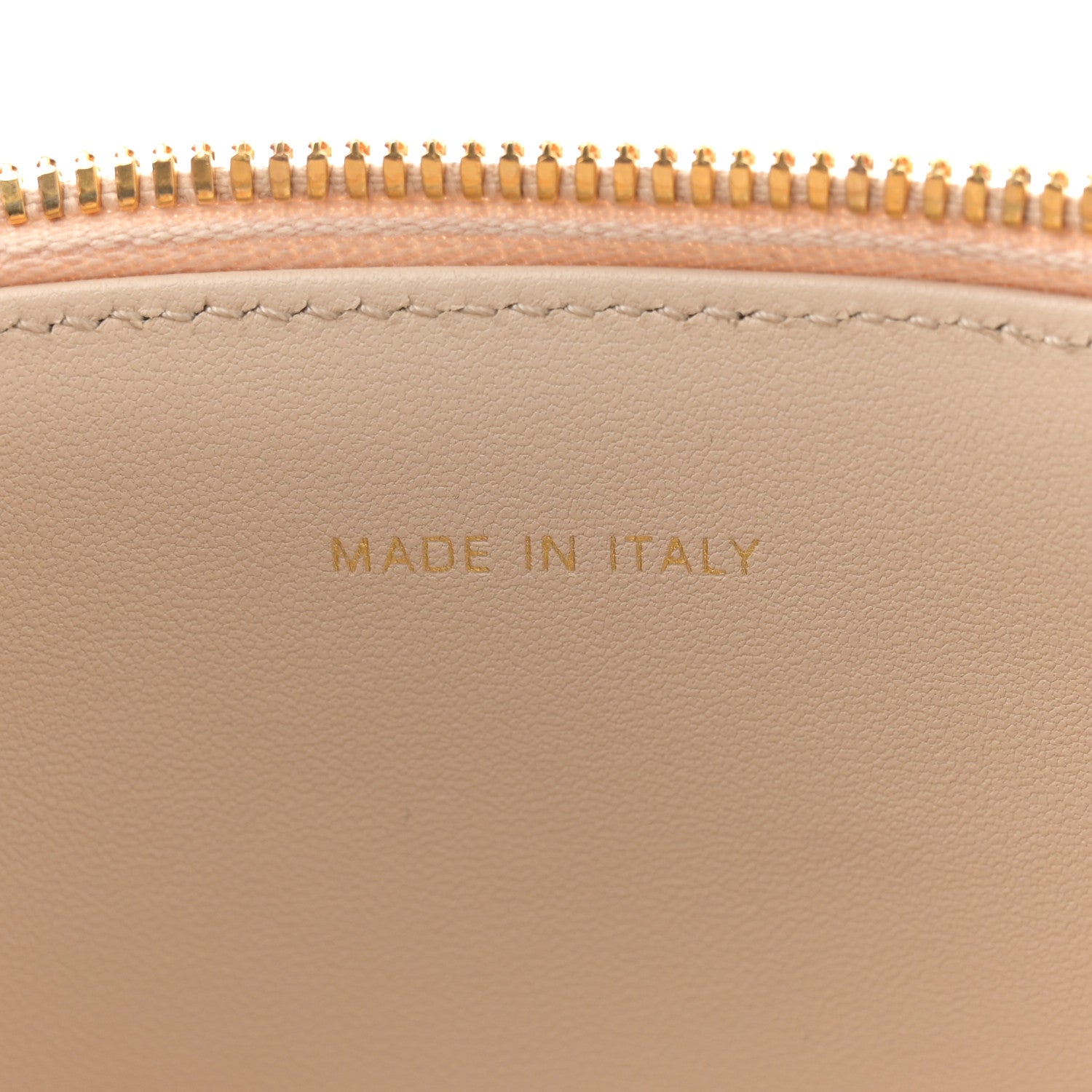 Christian Dior Calfskin CD Signature Vanity Caramel Beige 7 of 12