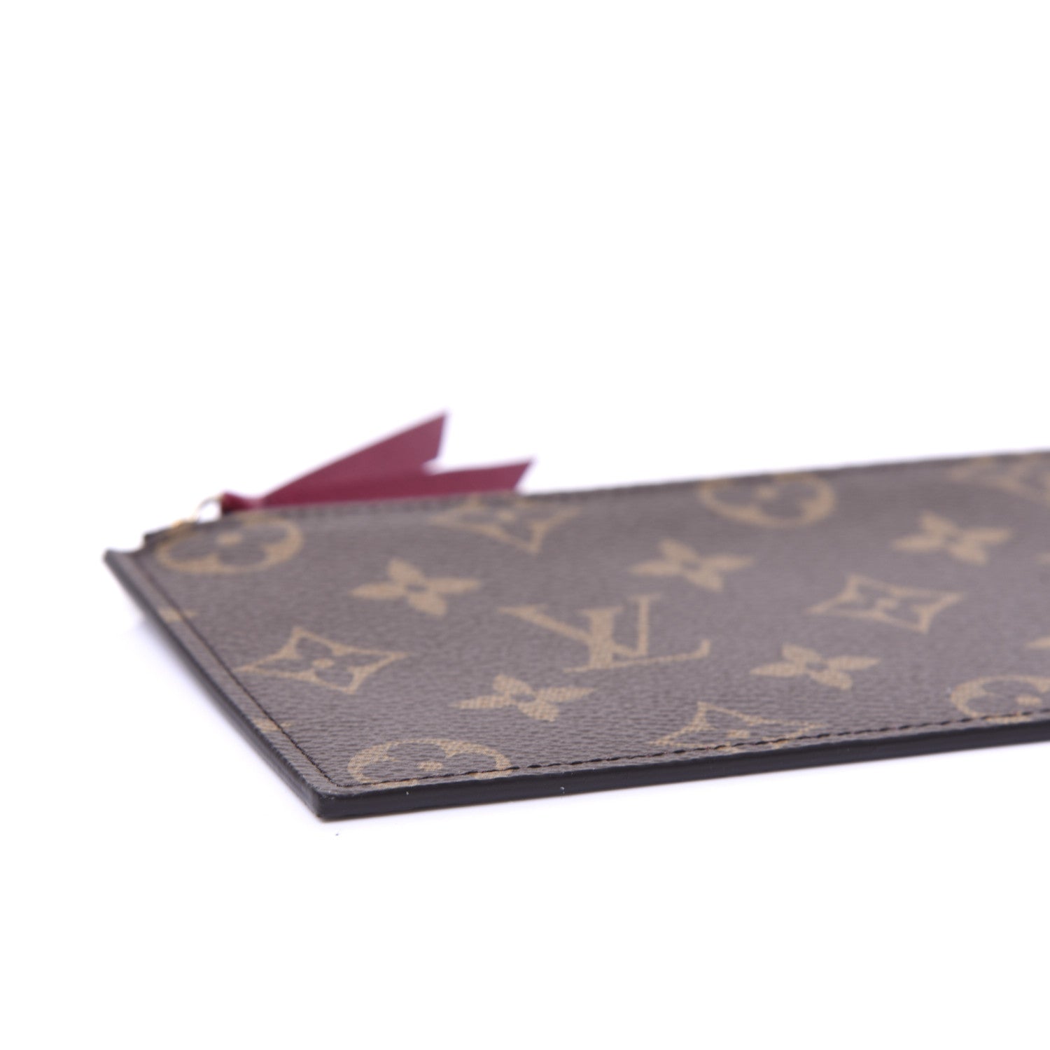 Louis Vuitton Monogram Felicie Chain Wallet Zippered Insert Fuchsia 7 of 8