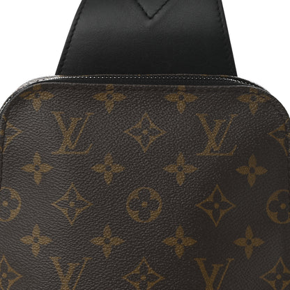 Louis Vuitton Monogram Macassar Avenue Sling Bag 7 of 9