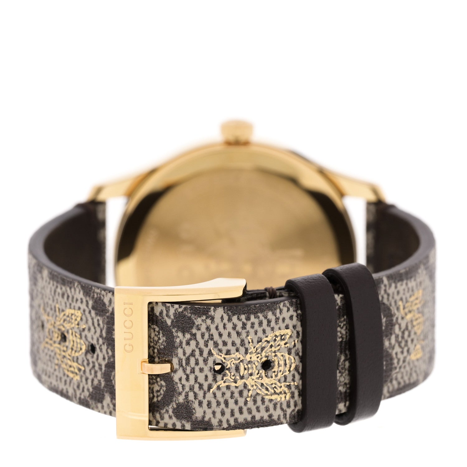 Gucci Stainless Steel Canvas 38mm G-Timeless GG Supreme Bee Quartz