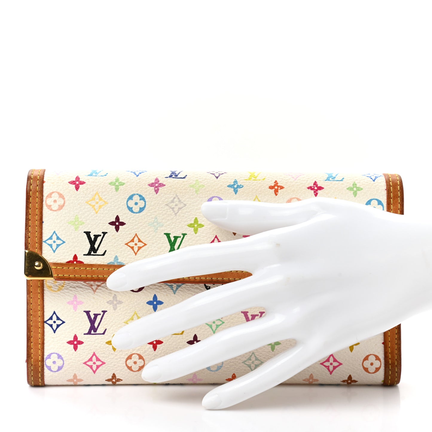 Monogram Multicolor Porte Tresor International Wallet White