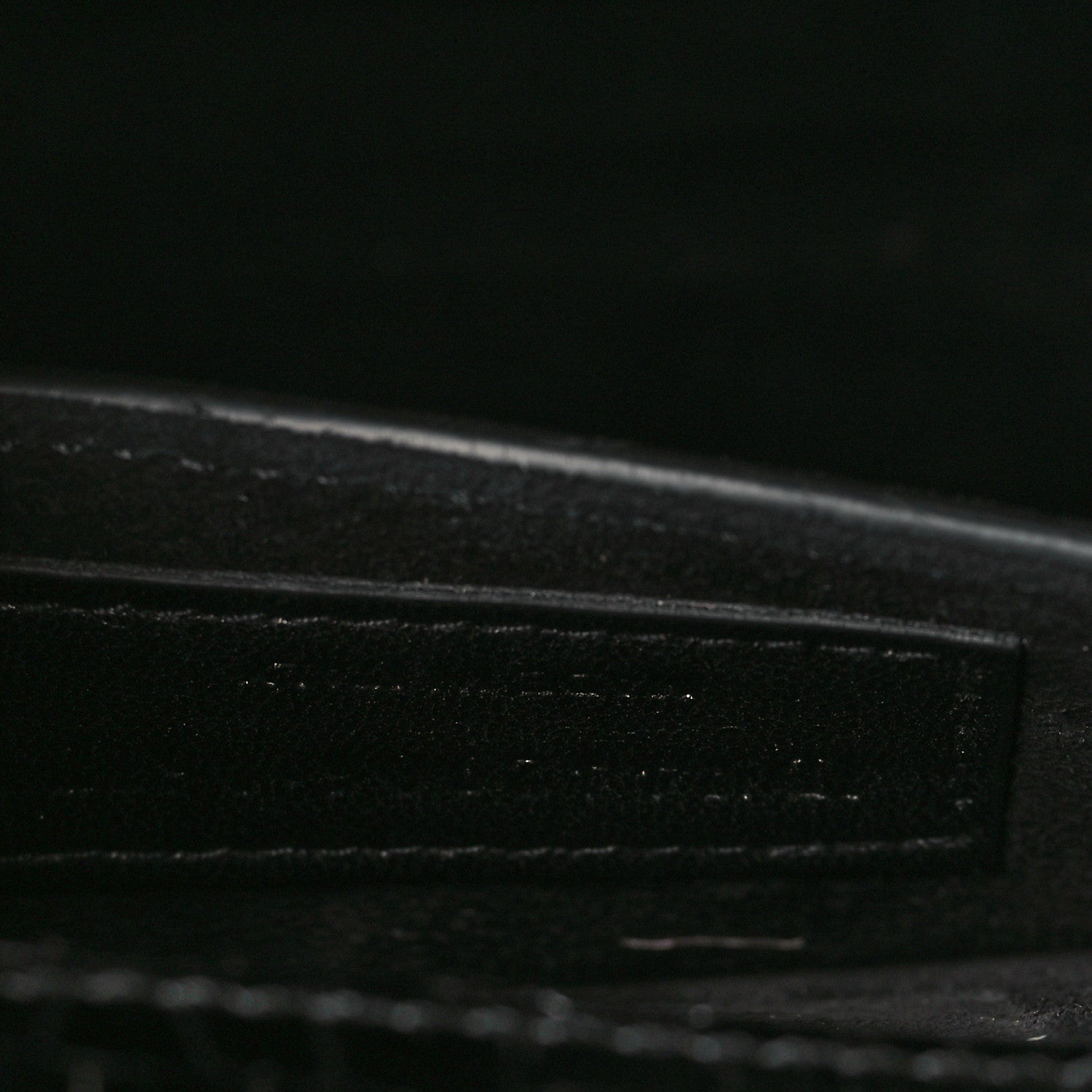 Saint Laurent Calfskin Crocodile Embossed Medium Monogram Sunset Black 7 of 9
