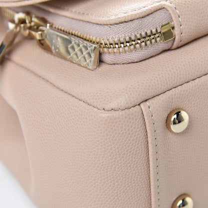 Chanel Caviar Quilted Medium Business Affinity Flap Light Beige 9 of 14