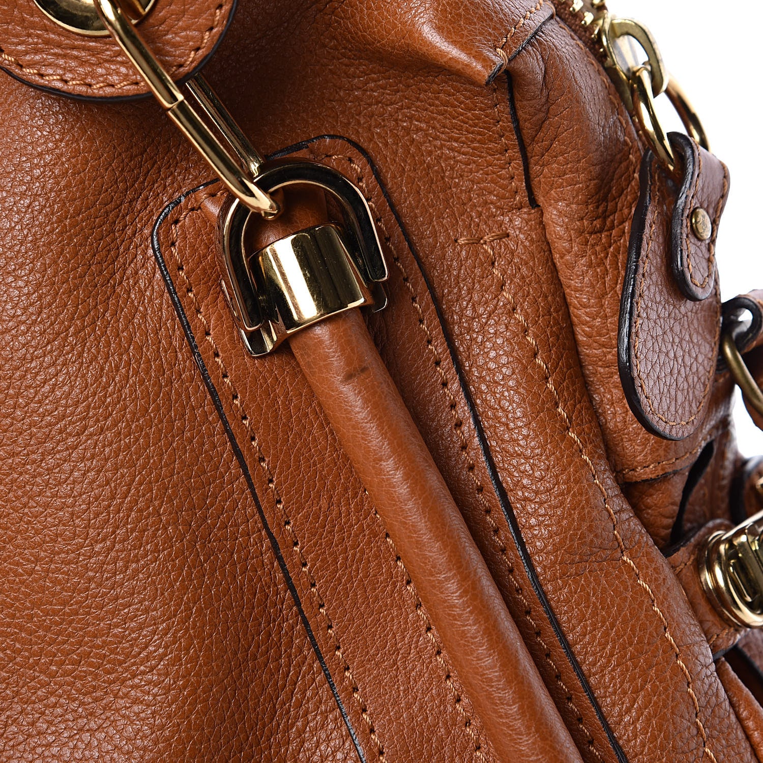 Chloe Calfskin Large Paraty Caramel 11 of 11