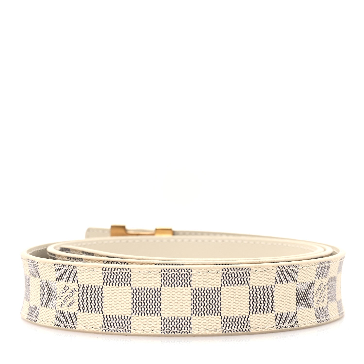 Louis Vuitton Damier Azur LV Initiales Belt 90 36 2 of 6