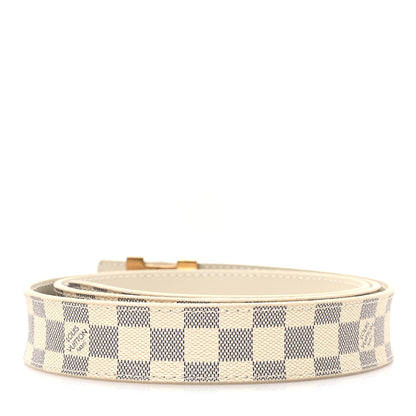 Louis Vuitton Damier Azur LV Initiales Belt 90 36 2 of 6