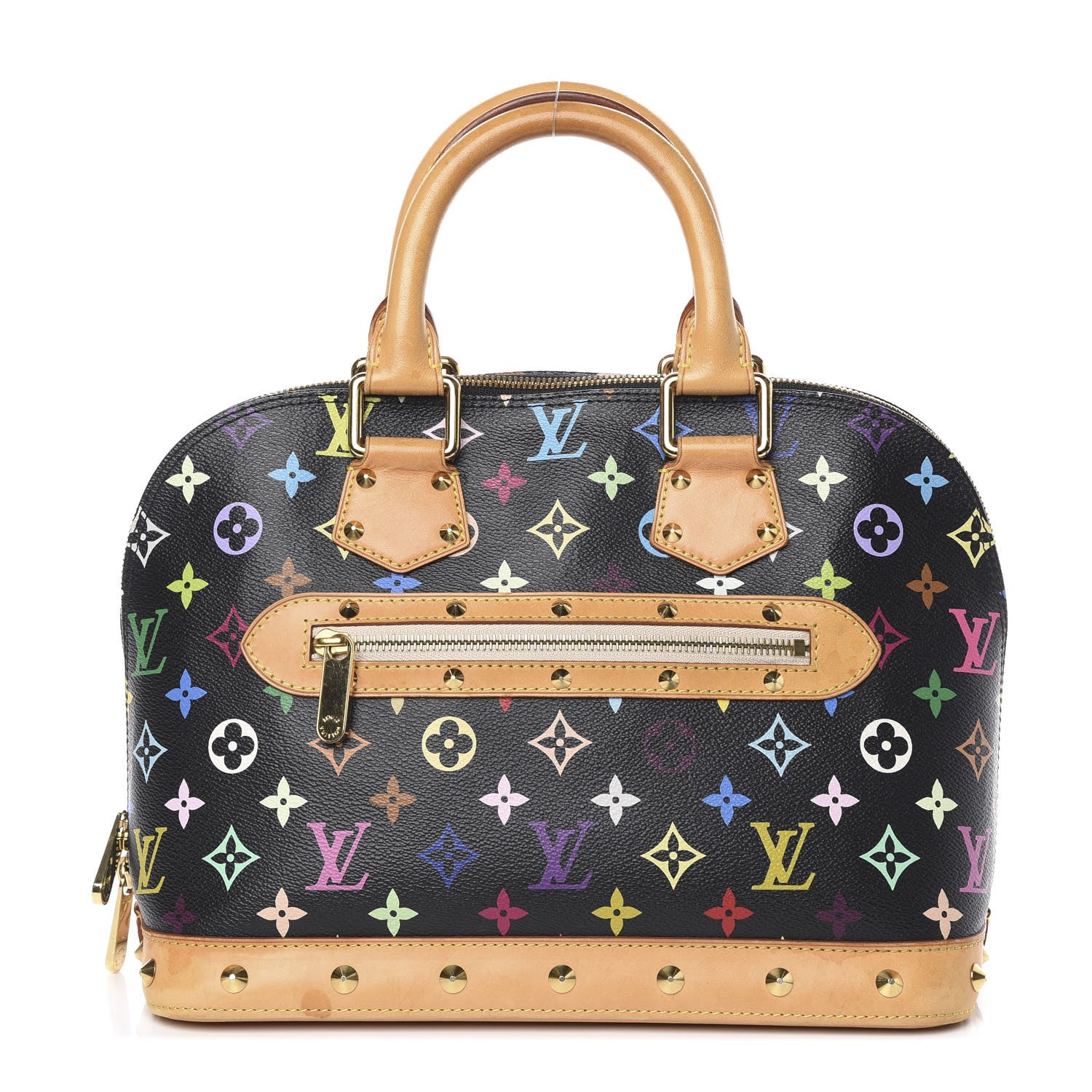 Louis Vuitton Monogram Multicolor Alma Black 1 of 10
