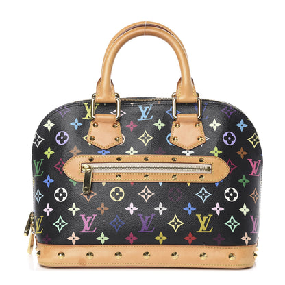 Louis Vuitton Monogram Multicolor Alma Black 1 of 10