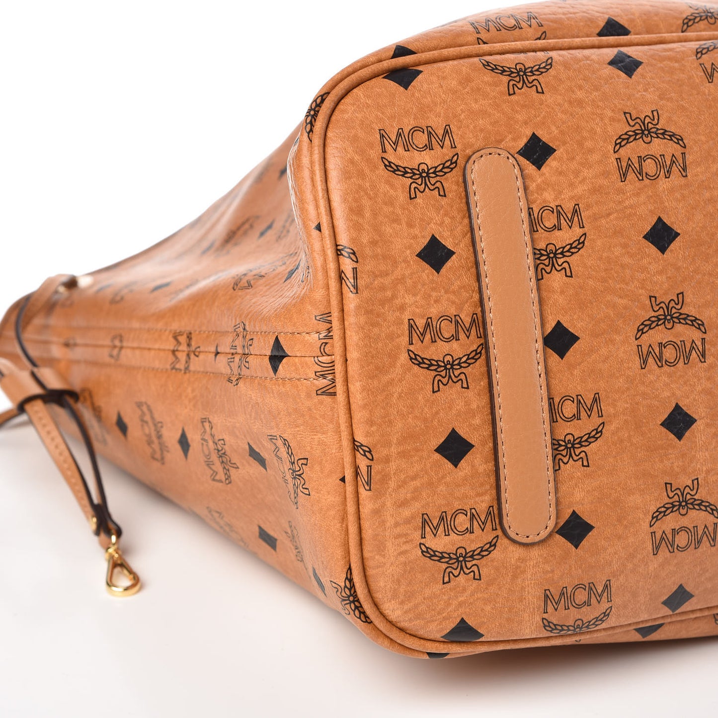 Visetos Large Liz Reversible Shopper Tote Cognac